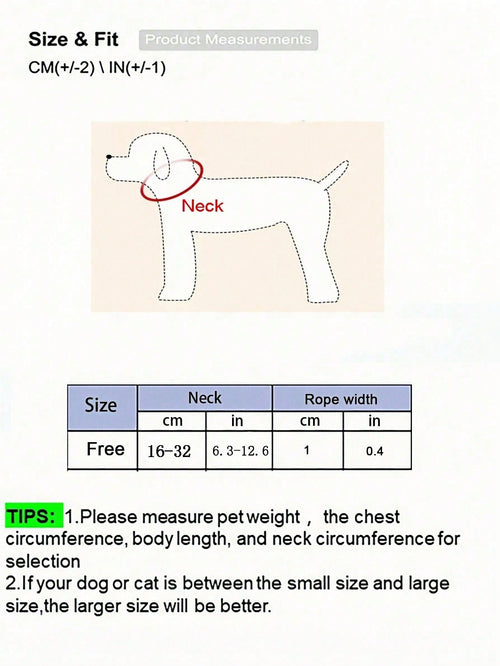 5pcs Random Pattern Dog And Cat Collar With Bell, Cute Cartoon Decorative Collar