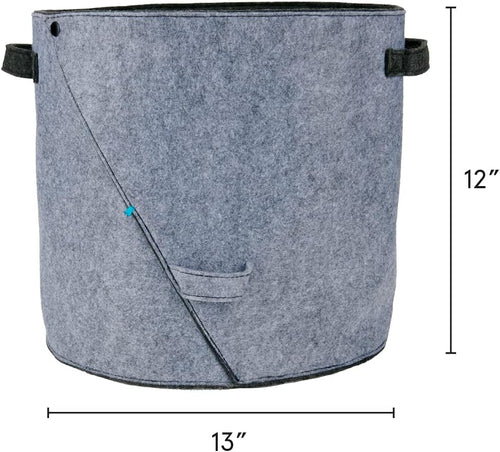 Barkbox – Felt Storage Bin for Dog Toys – Long Lasting Pet Supplies Container – Dog Home Decor Organizer for Tennis Balls, Squeaker Toys, Leashes, Collars and More – Standard Size 12” x 13”